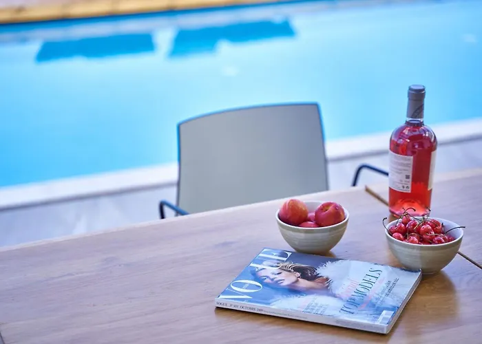 빌라 Luxury Rhodes Anissa Sea View Private Swimming Pool