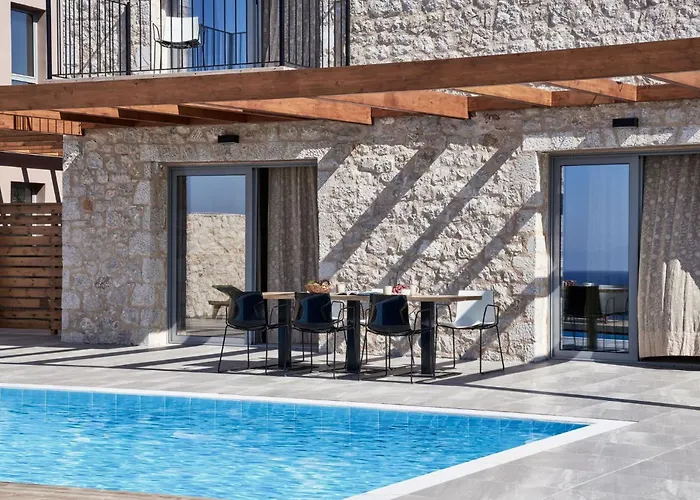 빌라 Luxury Rhodes Anissa Sea View Private Swimming Pool *