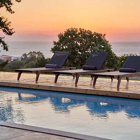 Villa Luxury Rhodes Anissa Sea View Private Swimming Pool 4 Bdr Kalithea