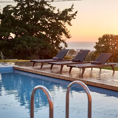 Luxury Rhodes Anissa Sea View Private Swimming Pool 4 Bedrooms Kalithea