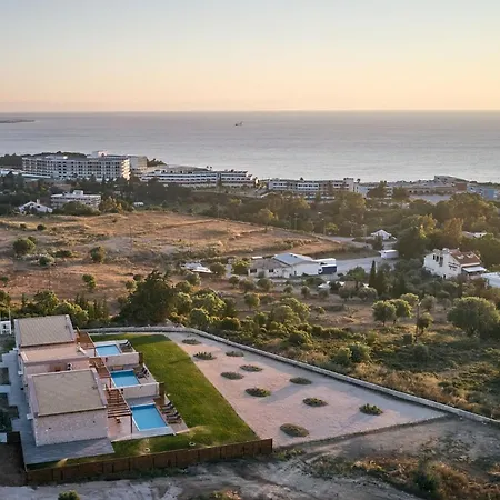 Вилла Luxury Rhodes Anissa Sea View Private Swimming Pool 4 Bedrooms Kalithea *