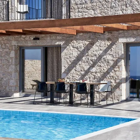 Вилла Luxury Rhodes Anissa Sea View Private Swimming Pool 4 Bedrooms Kalithea Коскину