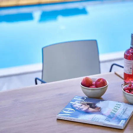 Вилла Luxury Rhodes Anissa Sea View Private Swimming Pool 4 Bedrooms Kalithea